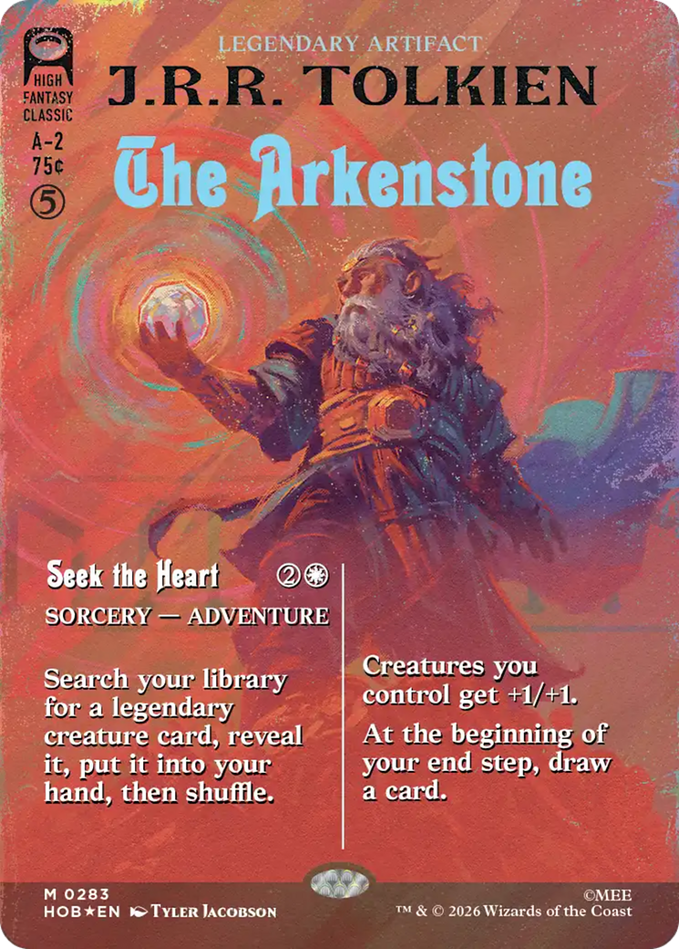 The Arkenstone (Borderless) (Surge Foil) [The Hobbit] | Card Citadel