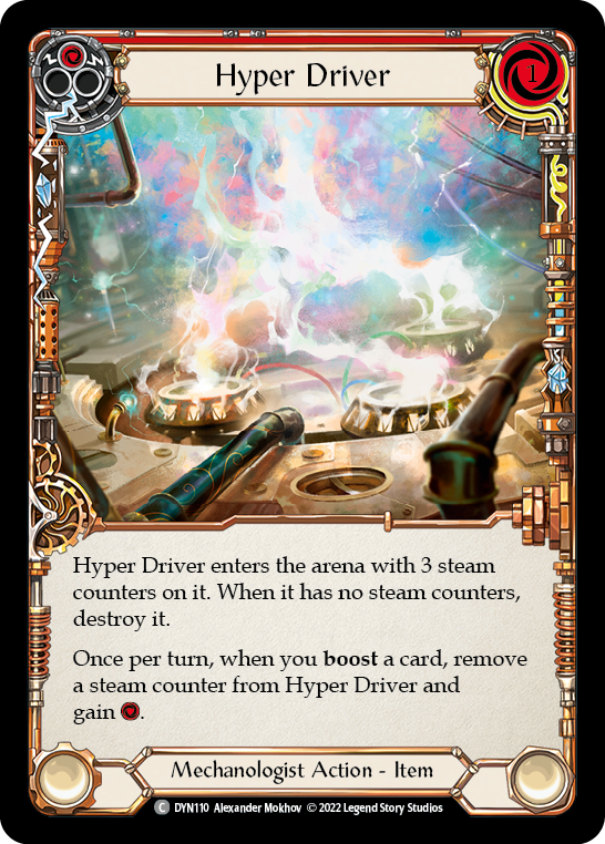 Hyper Driver (Red) [DYN110] (Dynasty) | Card Citadel