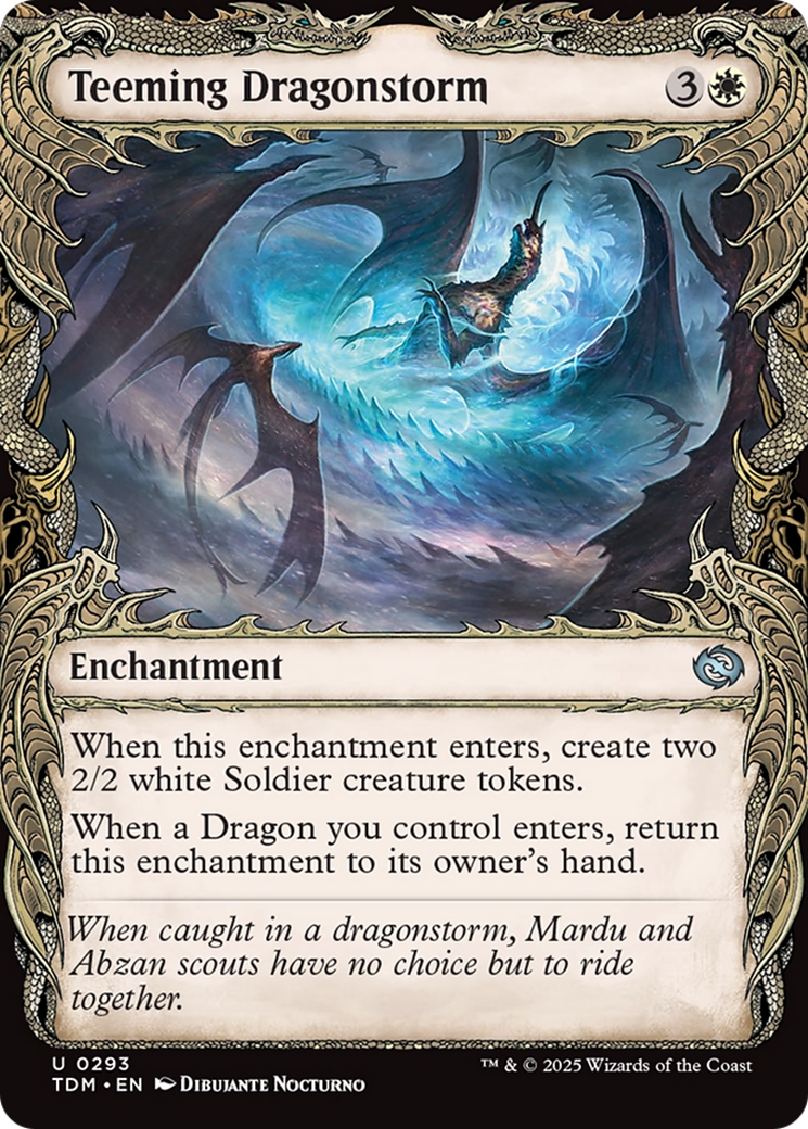 Teeming Dragonstorm (Showcase) [Tarkir: Dragonstorm] | Card Citadel