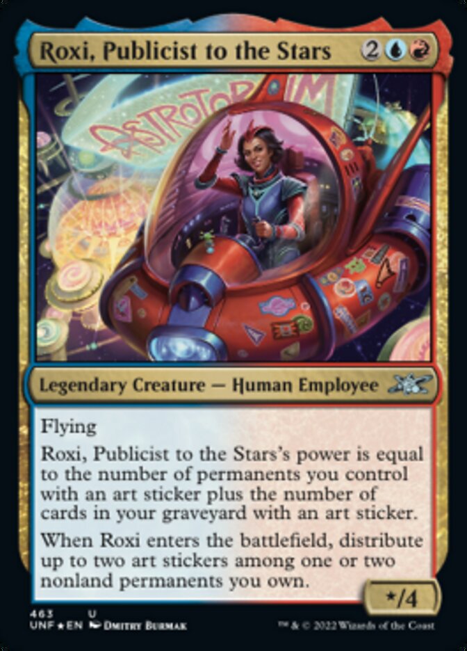 Roxi, Publicist to the Stars (Galaxy Foil) [Unfinity] | Card Citadel