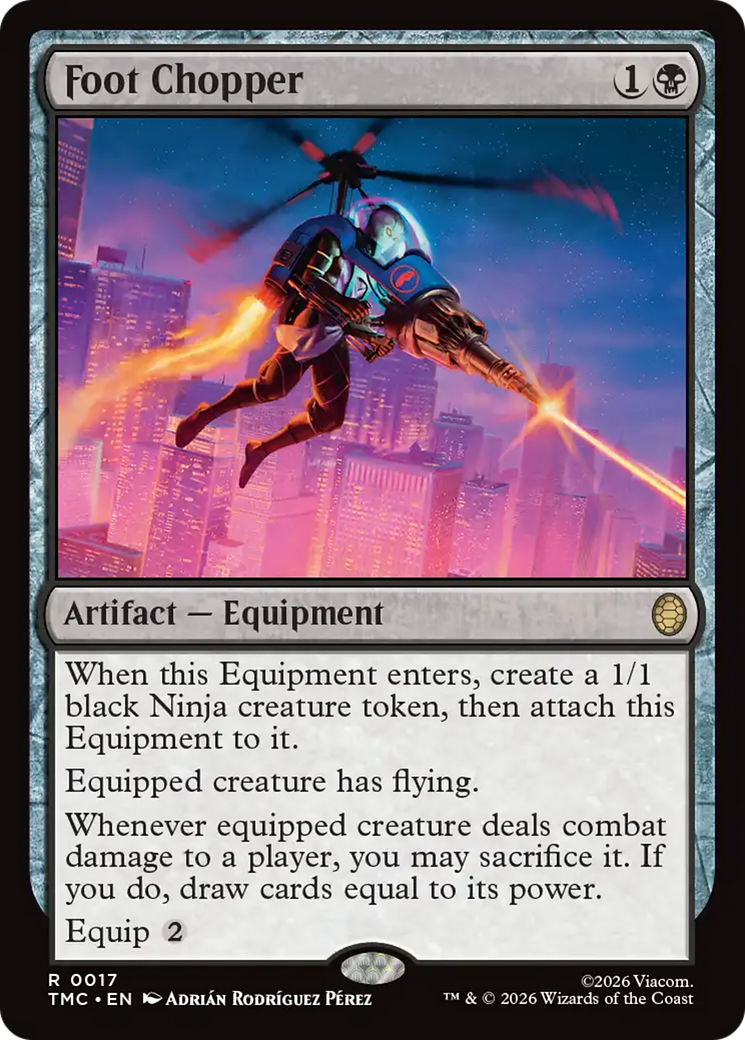 Foot Chopper [Teenage Mutant Ninja Turtles Commander] | Card Citadel