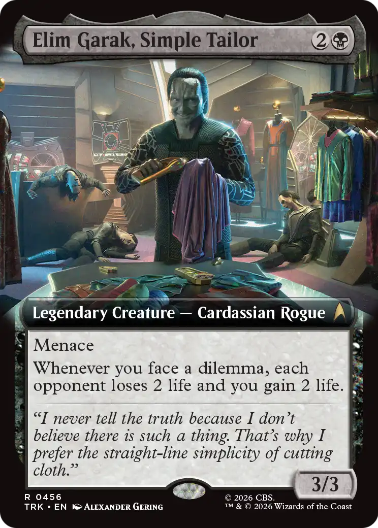 Elim Garak, Simple Tailor (Extended Art) [Star Trek] | Card Citadel