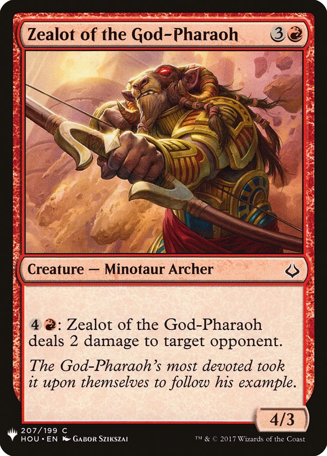 Zealot of the God-Pharaoh [Mystery Booster] | Card Citadel