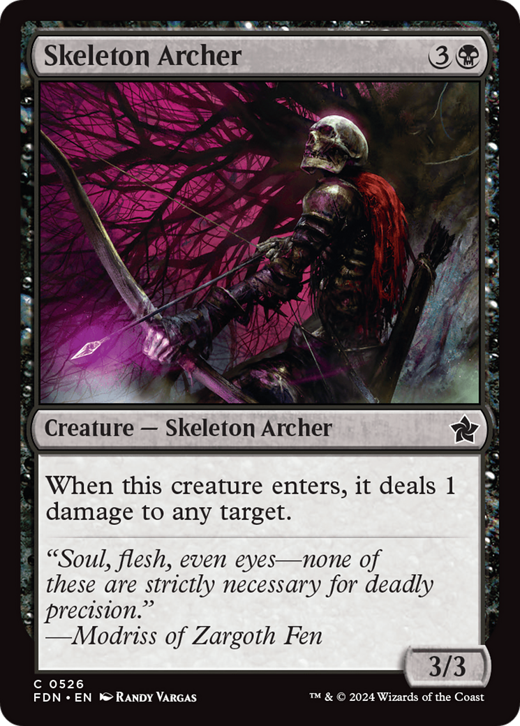 Skeleton Archer [Foundations] | Card Citadel