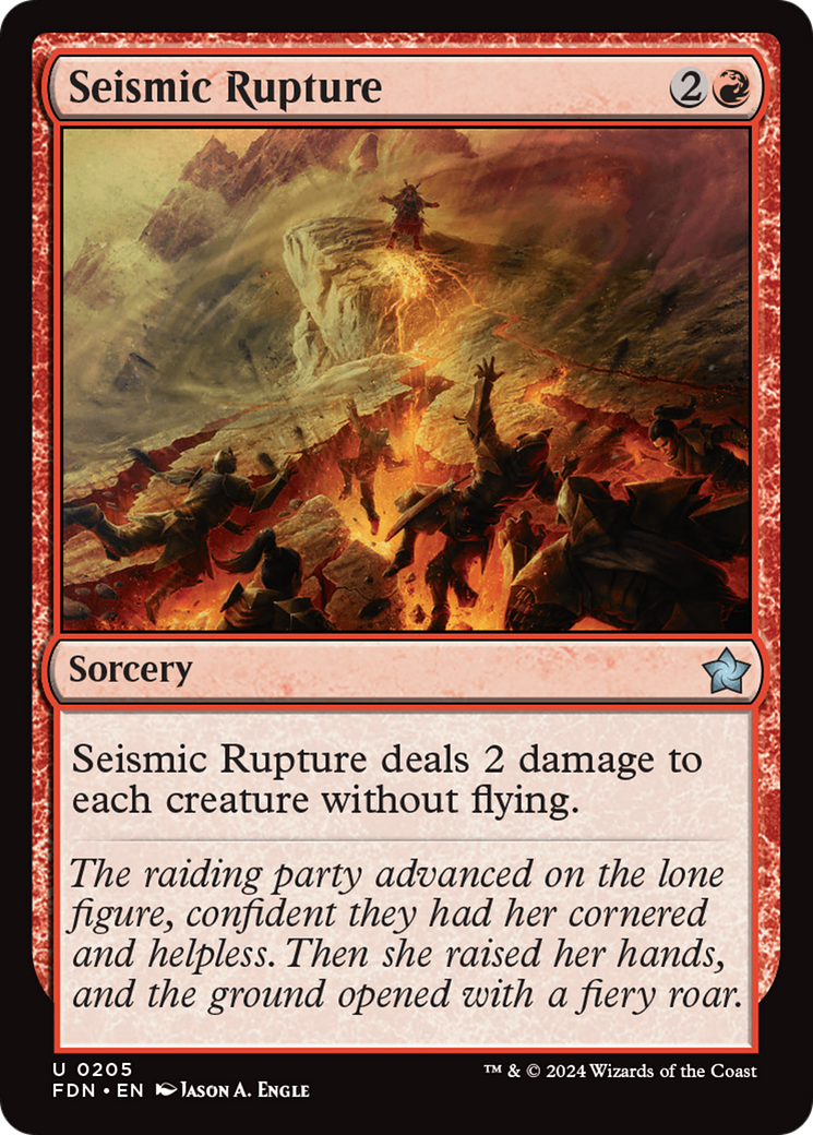 Seismic Rupture [Foundations] | Card Citadel