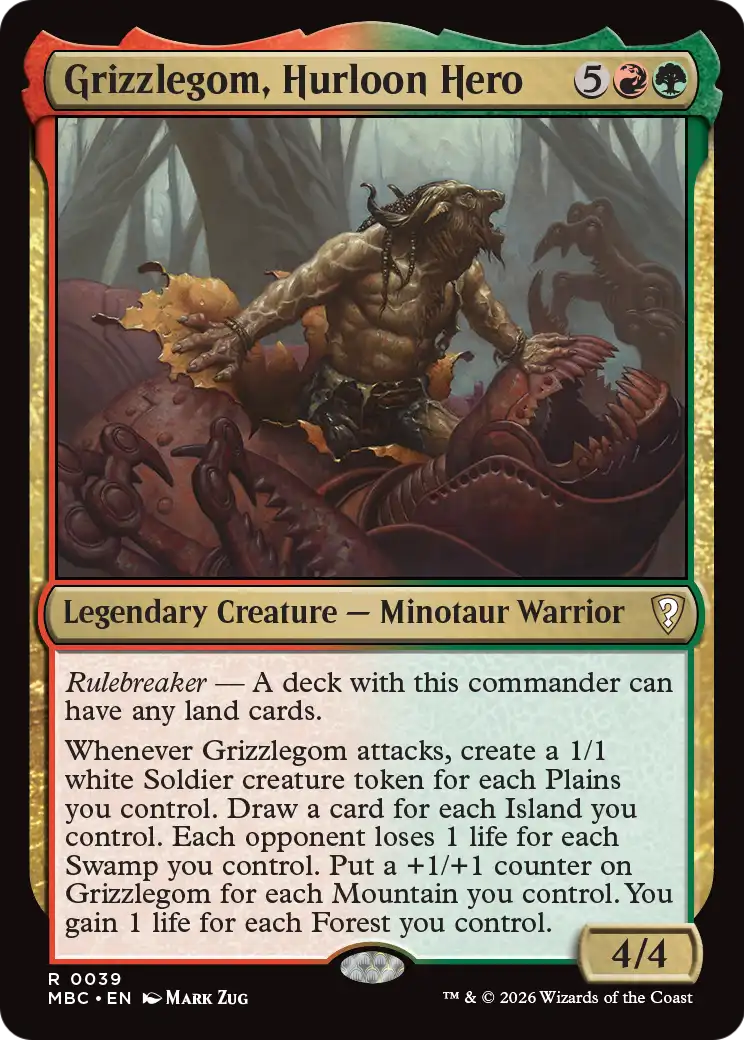 Grizzlegom, Hurloon Hero [Mystery Booster: Commander Edition] | Card Citadel