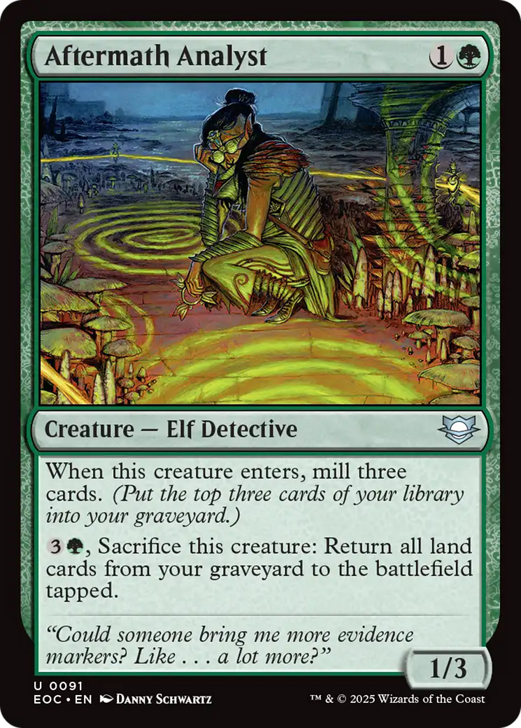 Aftermath Analyst [Edge of Eternities Commander] | Card Citadel