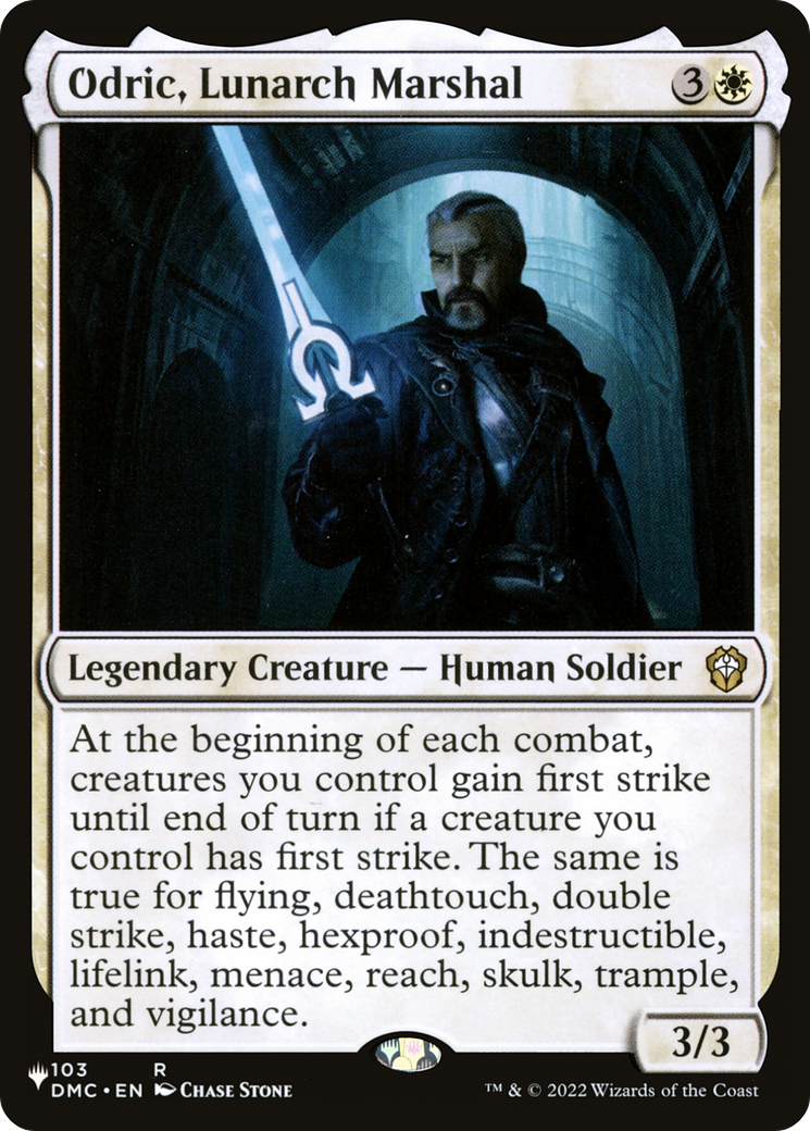 Odric, Lunarch Marshal (DMC) [The List] | Card Citadel