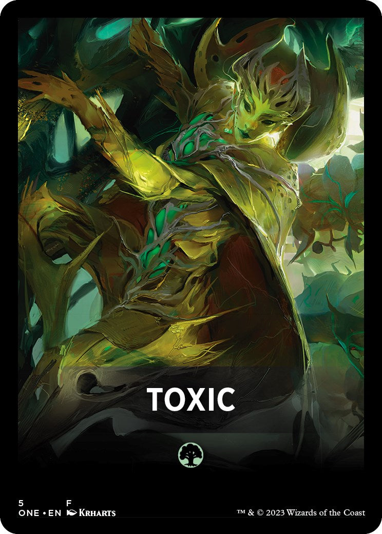 Toxic Theme Card [Phyrexia: All Will Be One Tokens] | Card Citadel