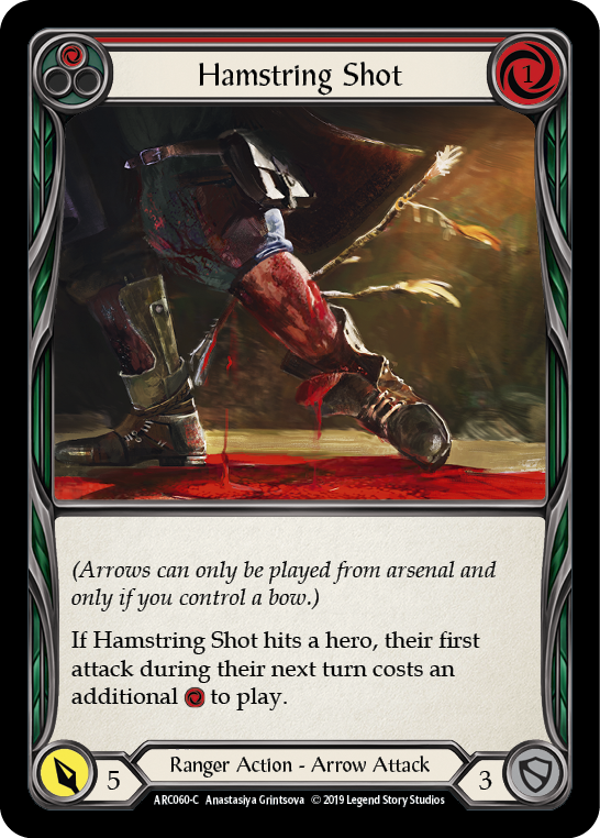 Hamstring Shot (Red) [ARC060-C] (Arcane Rising)  1st Edition Normal | Card Citadel