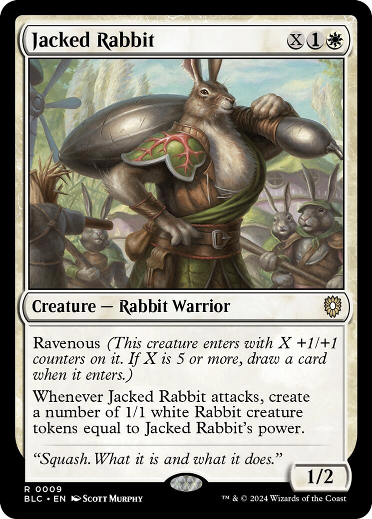 Jacked Rabbit [Bloomburrow Commander] | Card Citadel