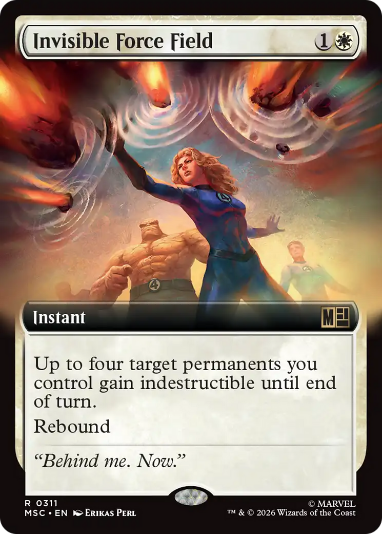 Invisible Force Field (Extended Art) [Marvel Super Heroes Commander] | Card Citadel