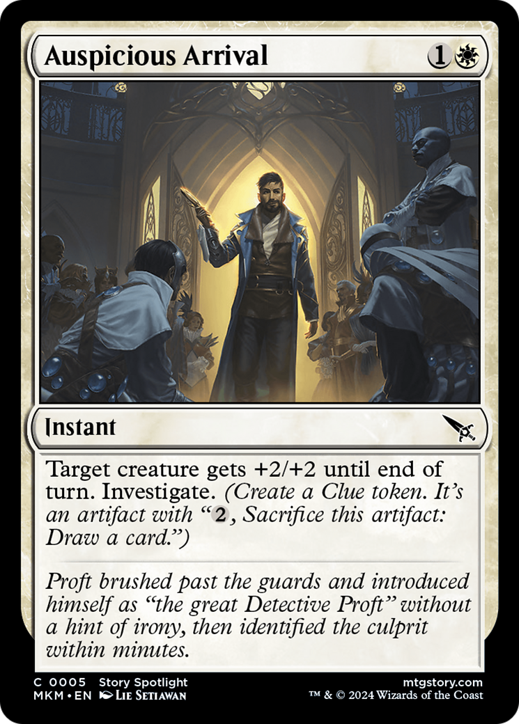 Auspicious Arrival [Murders at Karlov Manor] | Card Citadel