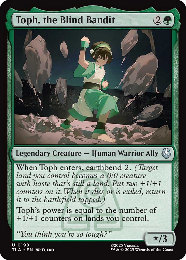 Toph, the Blind Bandit [Avatar: The Last Airbender] | Card Citadel