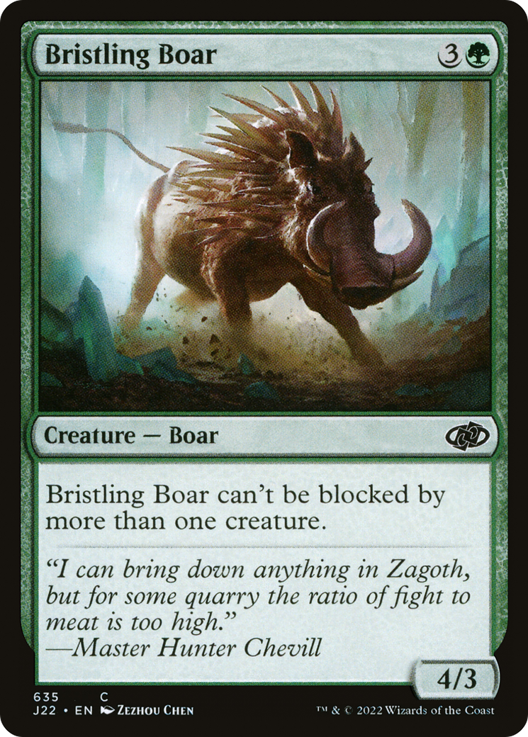 Bristling Boar [Jumpstart 2022] | Card Citadel