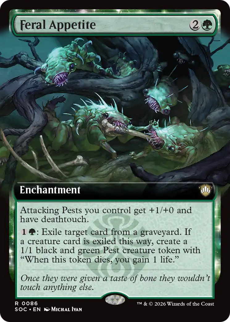 Feral Appetite (Extended Art) [Secrets of Strixhaven Commander] | Card Citadel