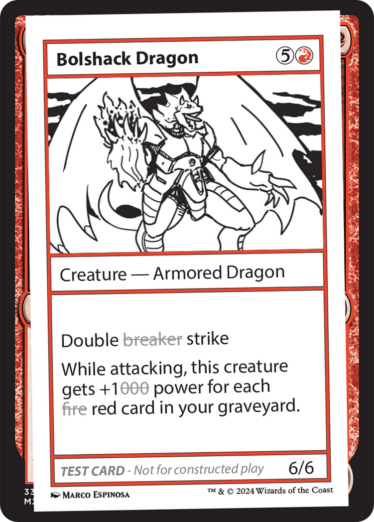 Bolshack Dragon [Mystery Booster 2 Playtest Cards] | Card Citadel