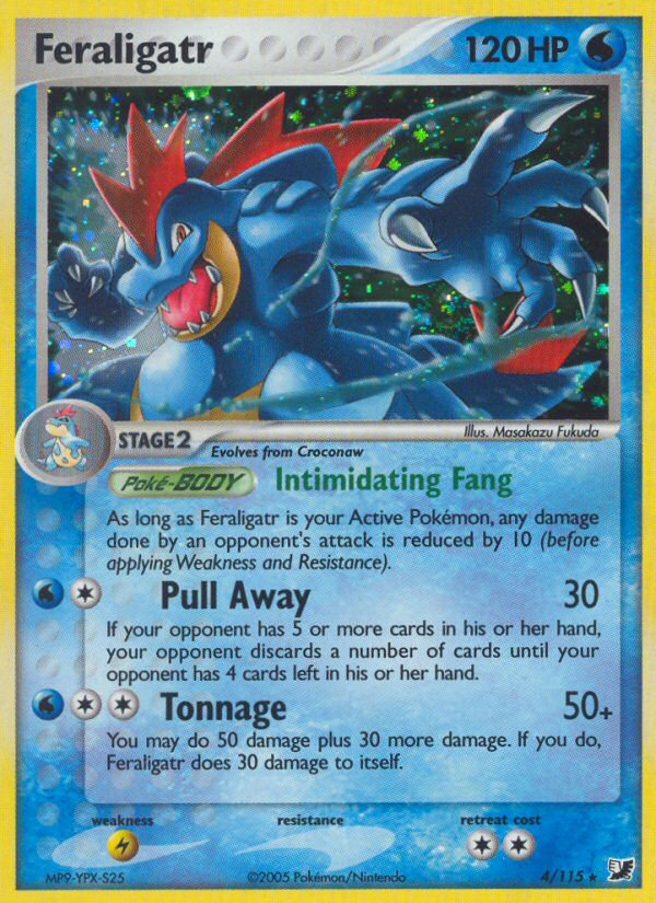 Feraligatr (4/115) [EX: Unseen Forces] | Card Citadel