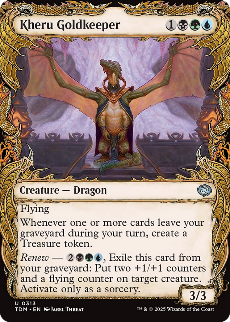 Kheru Goldkeeper (Showcase) [Tarkir: Dragonstorm] | Card Citadel