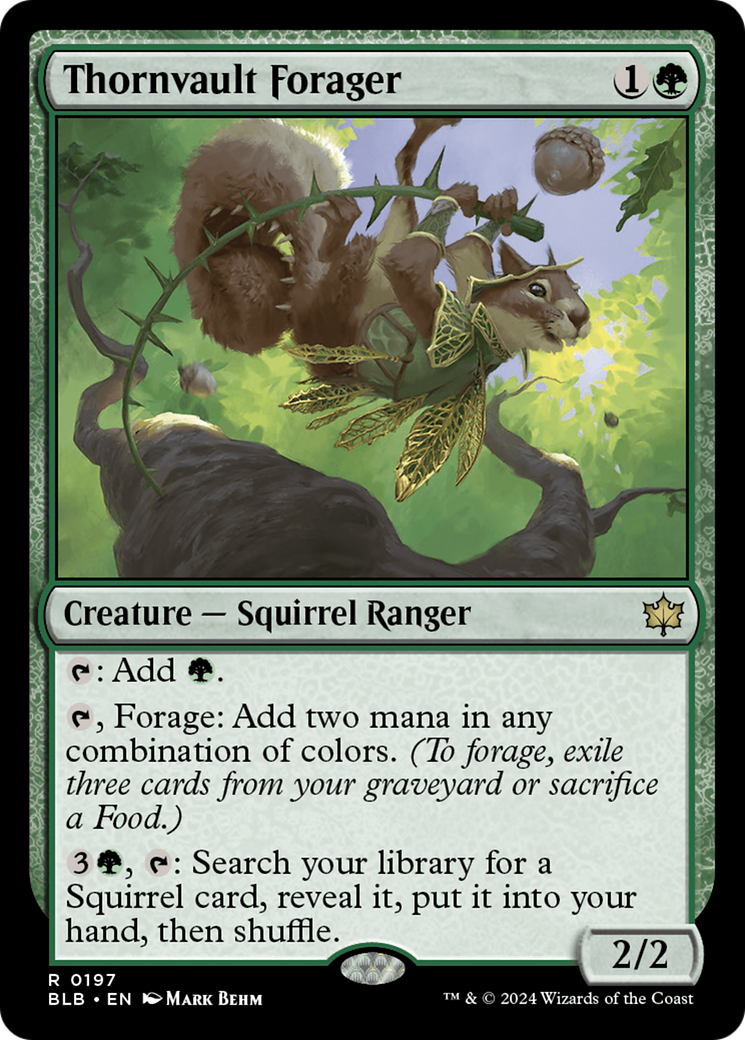 Thornvault Forager [Bloomburrow] | Card Citadel