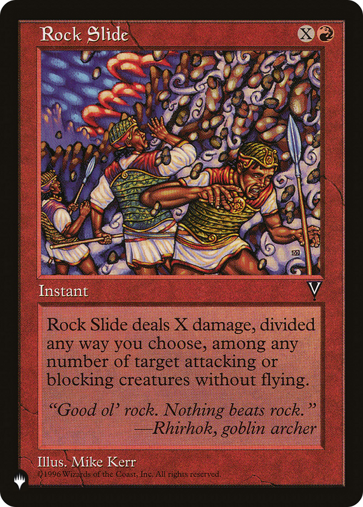 Rock Slide [The List Reprints] | Card Citadel