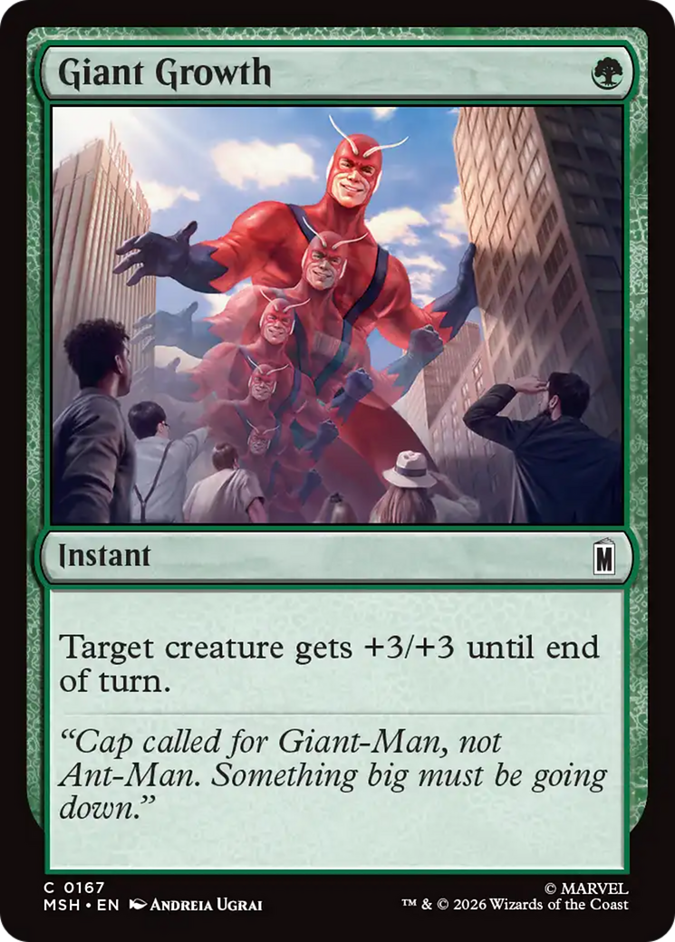 Giant Growth [Marvel Super Heroes] | Card Citadel