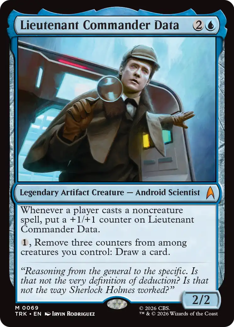 Lieutenant Commander Data [Star Trek] | Card Citadel