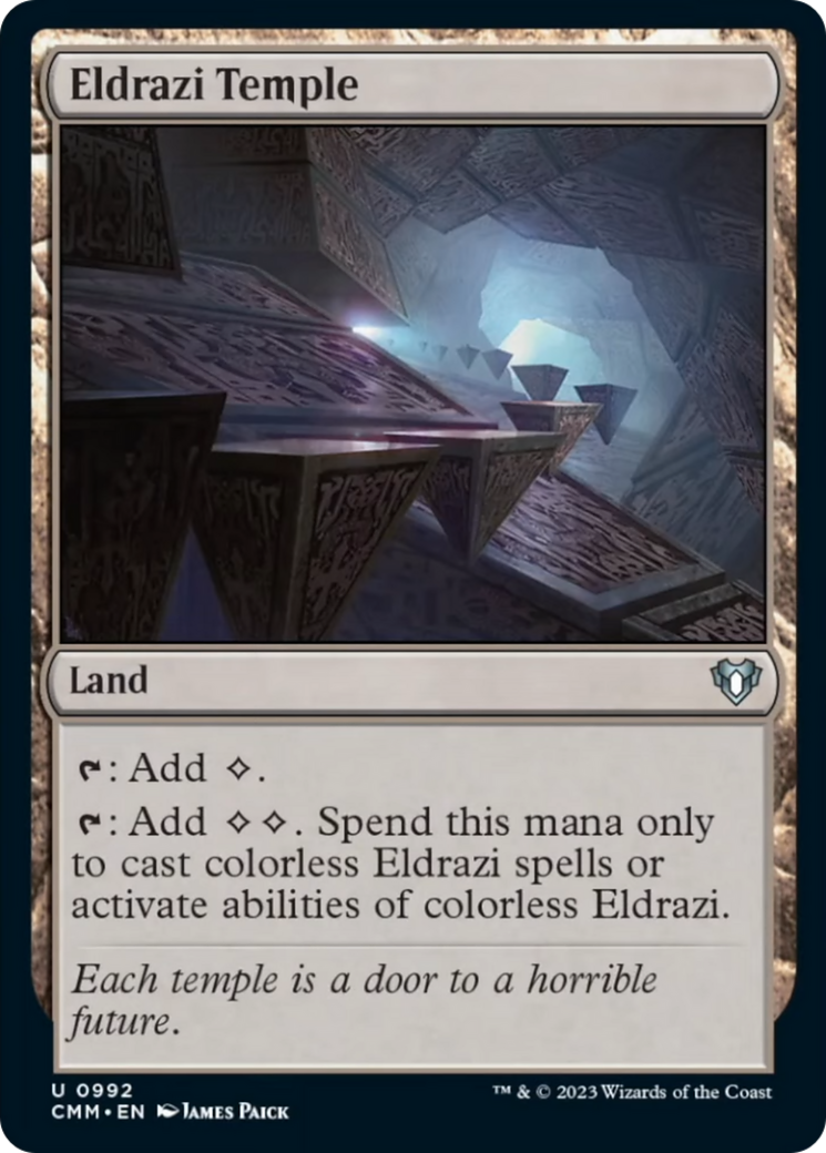 Eldrazi Temple [Commander Masters] | Card Citadel