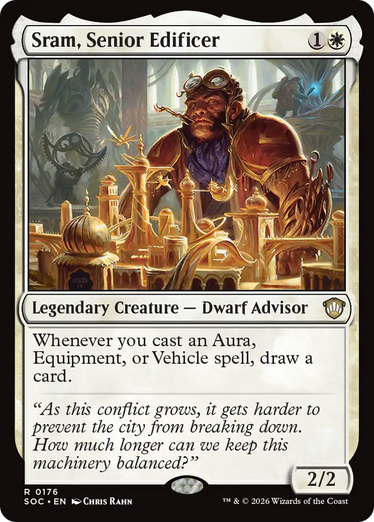 Sram, Senior Edificer [Secrets of Strixhaven Commander] | Card Citadel