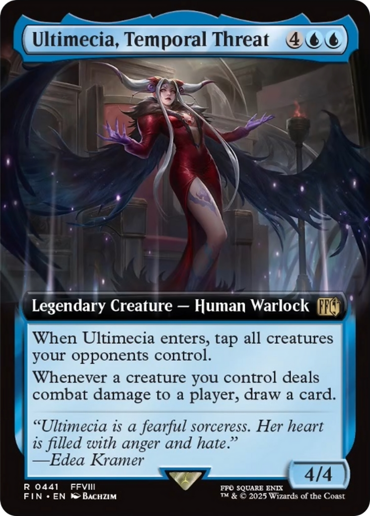Ultimecia, Temporal Threat (Extended Art) [FINAL FANTASY] | Card Citadel