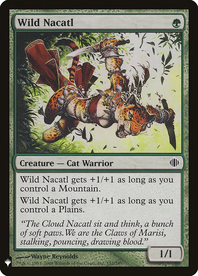 Wild Nacatl [Mystery Booster] | Card Citadel