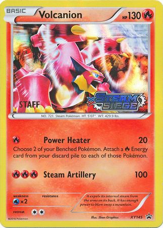 Volcanion (XY145) (Staff) [XY: Black Star Promos] | Card Citadel