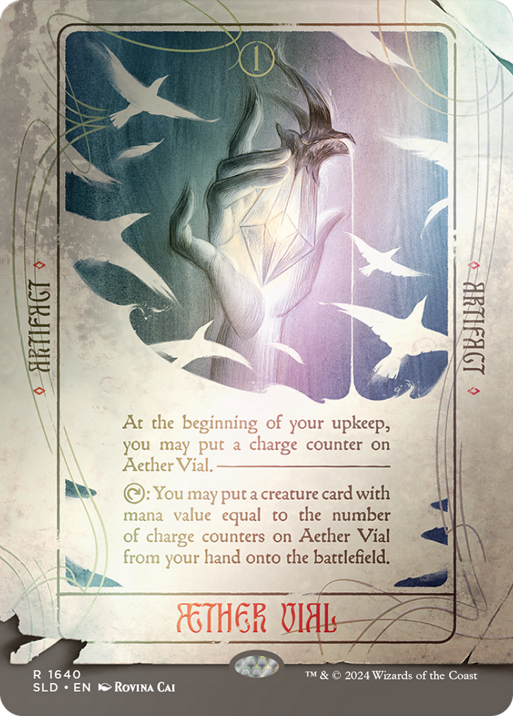 Aether Vial (Rainbow Foil) [Secret Lair Drop Series] | Card Citadel