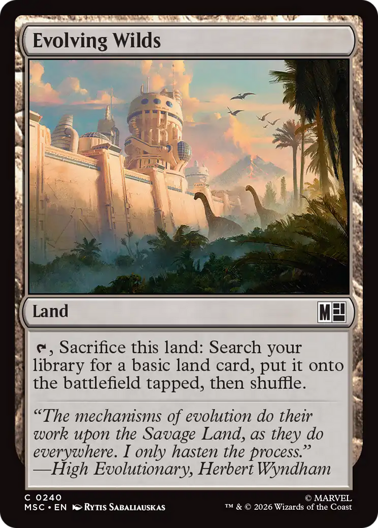 Evolving Wilds (Surge Foil) [Marvel Super Heroes Commander] | Card Citadel