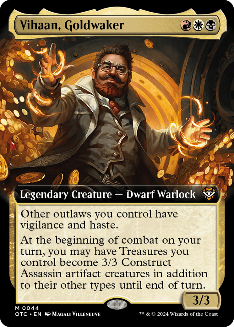 Vihaan, Goldwaker (Extended Art) [Outlaws of Thunder Junction Commander] | Card Citadel