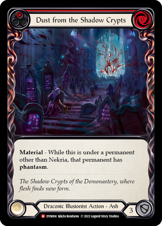 Dust from the Shadow Crypts [DYN004] (Dynasty) | Card Citadel