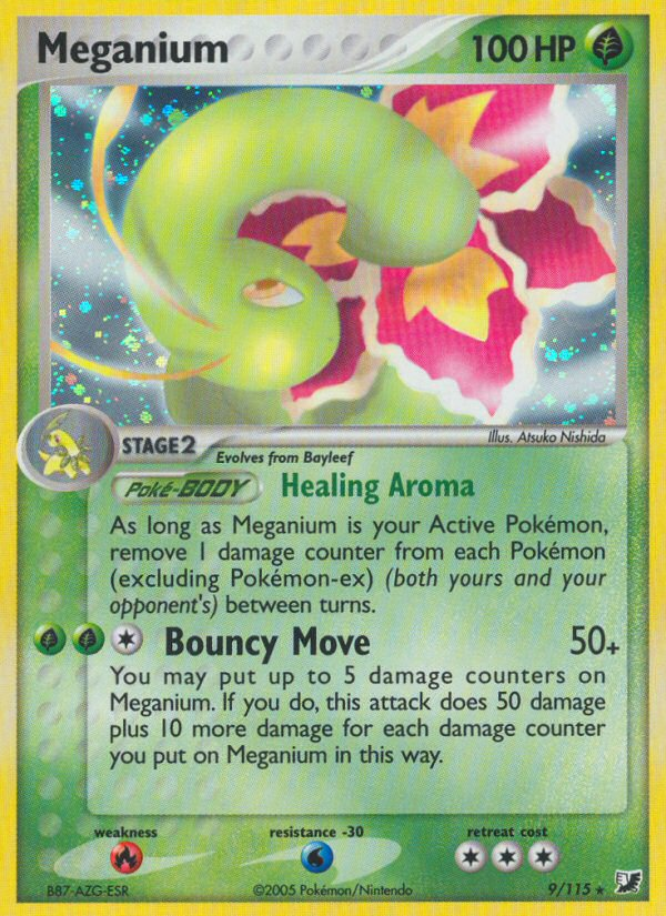 Meganium (9/115) [EX: Unseen Forces] | Card Citadel