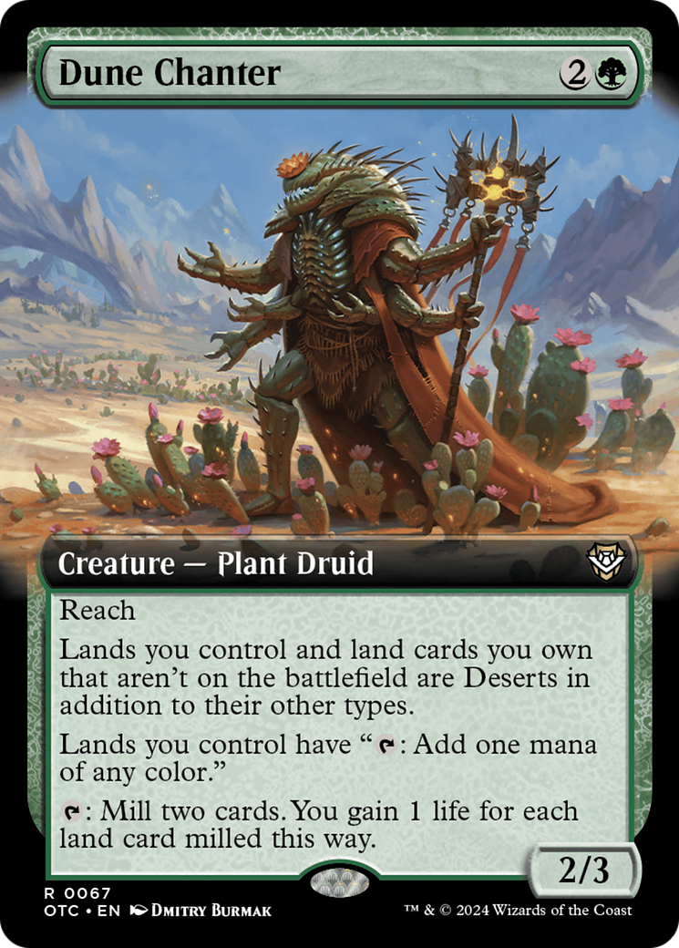 Dune Chanter (Extended Art) [Outlaws of Thunder Junction Commander] | Card Citadel