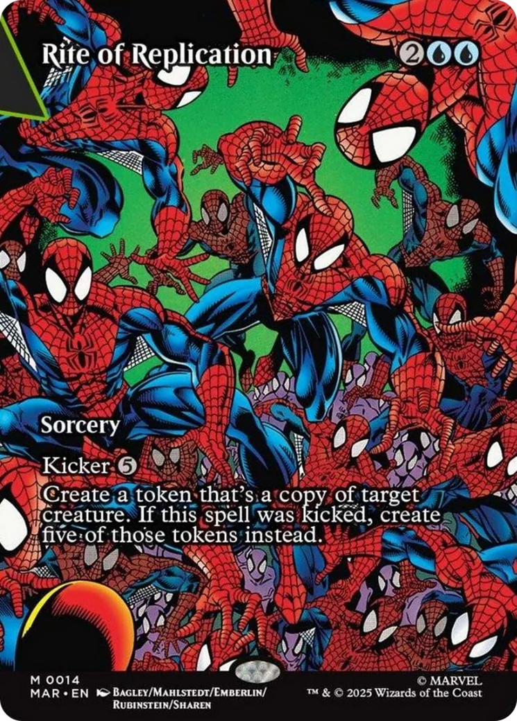 Rite of Replication (Borderless) [Marvel's Spider-Man: Eternal-Legal] | Card Citadel