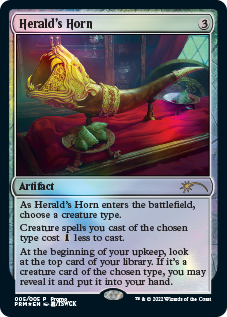 Herald's Horn [Year of the Tiger 2022] | Card Citadel