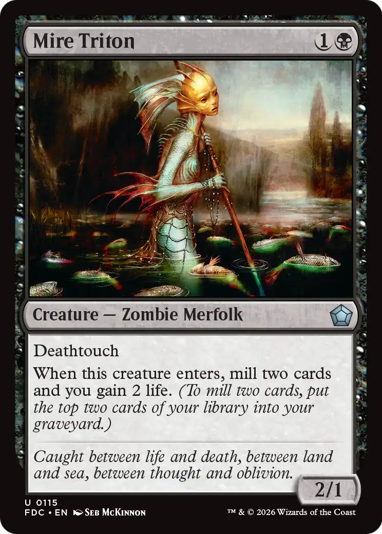 Mire Triton [Foundations Commander] | Card Citadel