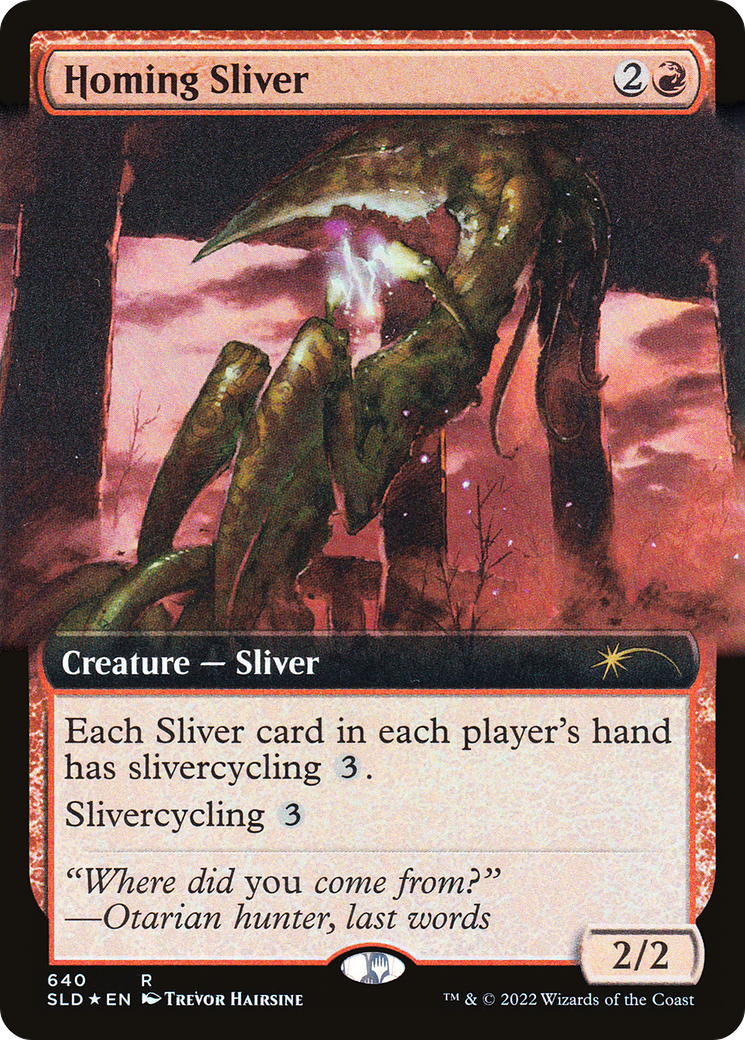 Homing Sliver (Extended Art) [Secret Lair Drop Promos] | Card Citadel