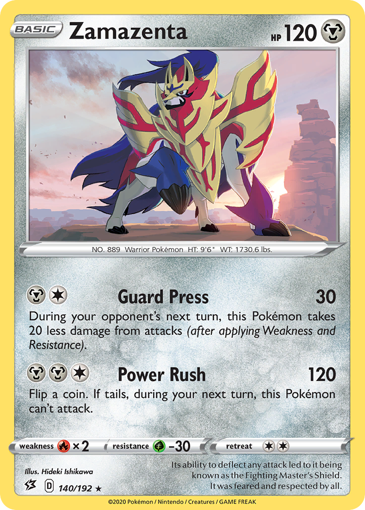 Zamazenta (140/192) [Sword & Shield: Rebel Clash] | Card Citadel