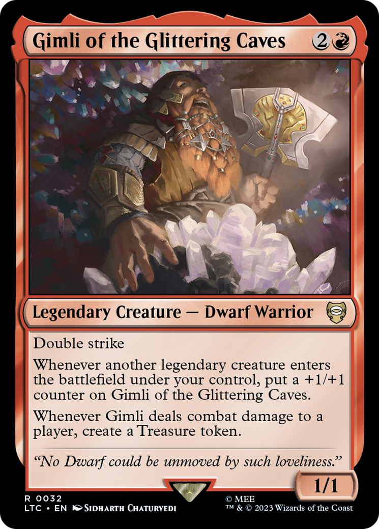 Gimli of the Glittering Caves [The Lord of the Rings: Tales of Middle-Earth Commander] | Card Citadel