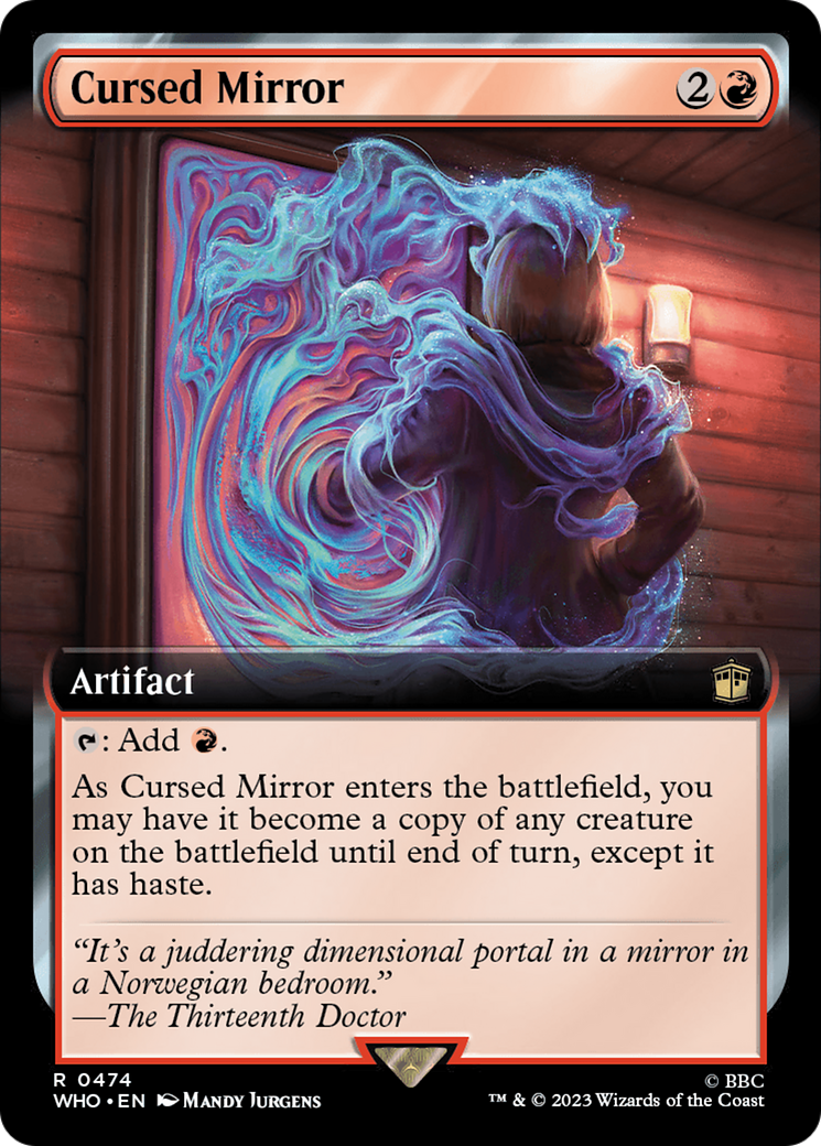 Cursed Mirror (Extended Art) [Doctor Who] | Card Citadel