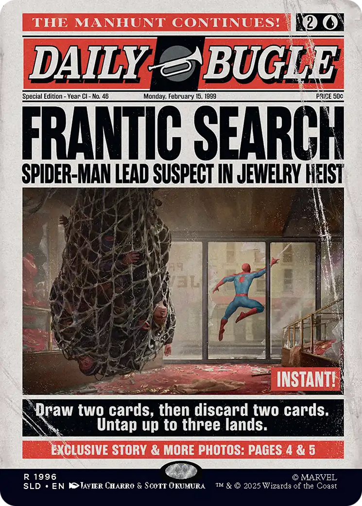 Frantic Search (1996) (Rainbow Foil) [Secret Lair Drop Series] | Card Citadel