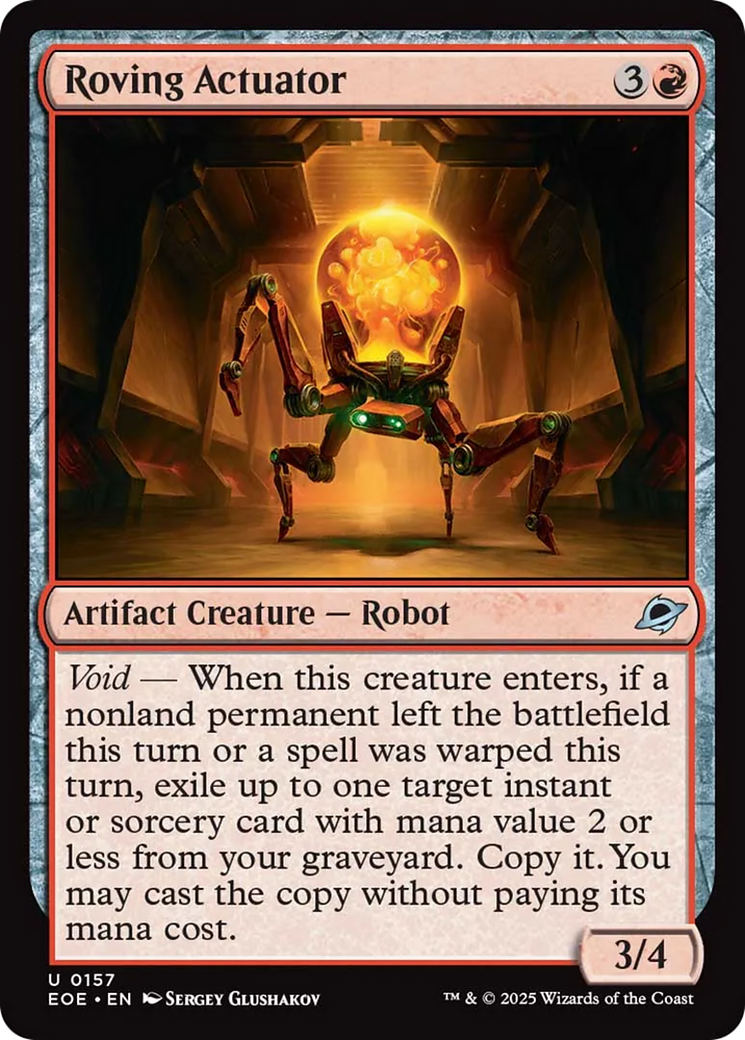 Roving Actuator [Edge of Eternities] | Card Citadel