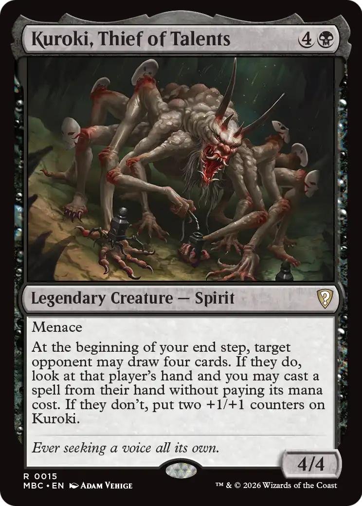 Kuroki, Thief of Talents [Mystery Booster: Commander Edition] | Card Citadel