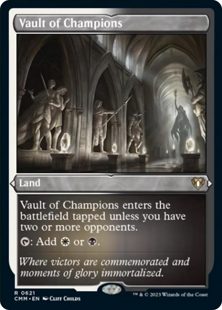 Vault of Champions (Foil Etched) [Commander Masters] | Card Citadel