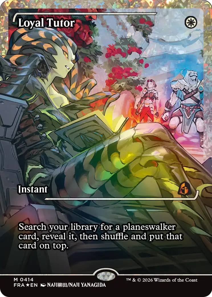 Loyal Tutor (Showcase) (Fracture Foil) [Reality Fracture] | Card Citadel